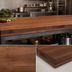 Thumbnail image #4 for John Boos Boos Block American Black Walnut Edge Grain Kitchen Countertop, 72 x 38 x 3 Inches, Varnique Finish