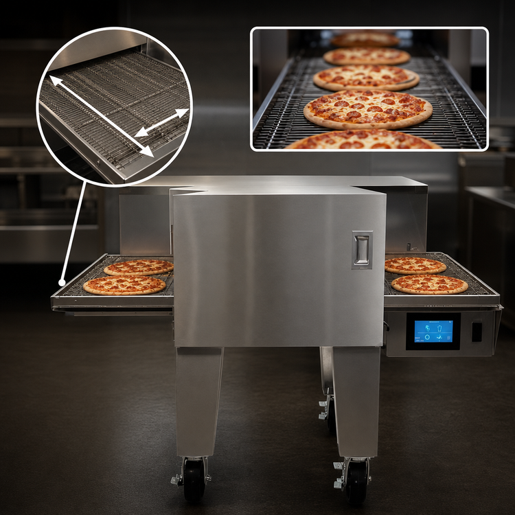 Product image #4 for Lincoln Aperion 2424 Floor Model Natural Gas Impinger Conveyor Oven with 24 x 48 Inch Conveyor
