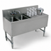 Thumbnail image #4 for Advance Tabco Prestige (Supreme) 2-Compartment Underbar Sink Unit with Right Drainboard, 36W x 20D x 36H