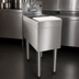 Thumbnail image #4 for Glastender 12-Inch Wide x 24-Inch Deep Free-Standing Stainless Steel Underbar Mixology Unit with Sink, Faucet, and Cutting Board