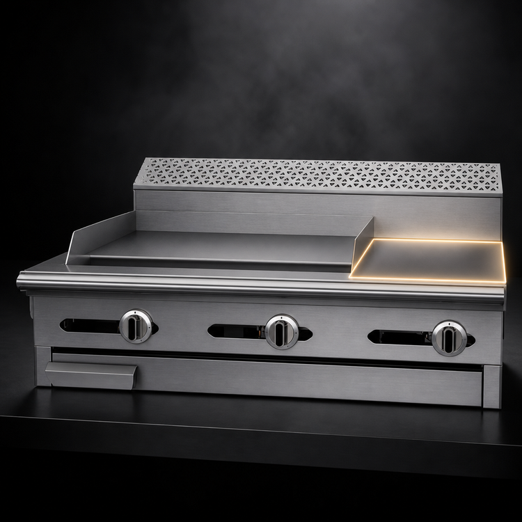 Product image #4 for Garland Cuisine Series 36-Inch Gas Modular Top Range with 24-Inch Griddle and 12-Inch Hot Top