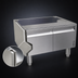 Thumbnail image #4 for Glastender ACB-24 24-Inch Wide Stainless Steel Underbar Add-On Cabinet Base with Two Hinged Doors