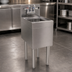 Thumbnail image #4 for Glastender Free-Standing Stainless Steel Underbar Hand Sink Unit with Splash-Mount Faucet, 12 Inch Wide
