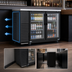 Thumbnail image #4 for Turbo Air Super Deluxe Narrow Two-Section Back Bar Cooler with 2 Glass Doors, 12.2 Cu. Ft., Side-Mounted Self-Contained R-290 Refrigeration