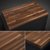 Thumbnail image #4 for John Boos Boos Block Blended Rails Edge Grain American Black Walnut Kitchen Countertop, 48 x 27 x 1-1/2 Inch Thick, Varnique Finish