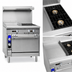 Thumbnail image #4 for Imperial Spec Series Heavy-Duty Commercial Gas Range with 2 Open Burners and 18-Inch Griddle, 36-Inch Modular Countertop Model