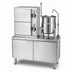 Thumbnail image #4 for Crown ECX-10-10 Two Compartment Electric Convection Steamer and 10 Gallon Kettle