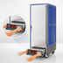 Thumbnail image #4 for Metro C5 3 Series Full-Height Mobile Heated Holding Cabinet with Blue Insulation Armour, Solid Door, Lip Load Slides