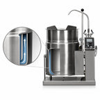 Thumbnail image #4 for Cleveland Range KET12T 12-Gallon Electric Countertop Tilting Kettle, Self-Contained 2/3 Steam-Jacketed, 316 Stainless Steel Liner