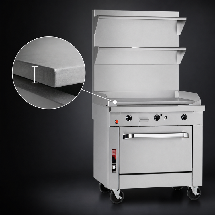 Product image #4 for Southbend Platinum P24N-TT 24-Inch Modular Heavy Duty Gas Griddle Range