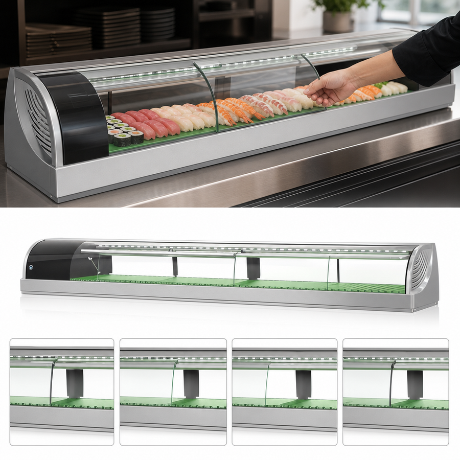 Four Service-Side Sliding Glass Doors