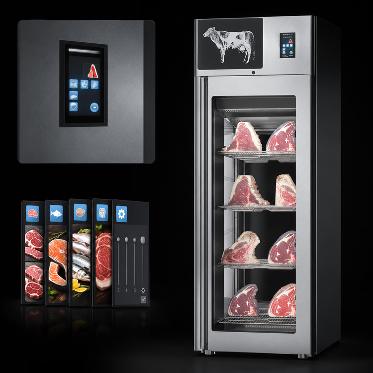 Product image #4 for Trento Stagionello Dry Age 3.0 Humidity-Controlled Dry Aging Cabinet, Glass Door, 24.7 Cu. Ft.