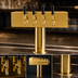 Thumbnail image #4 for 20-Inch T-Style 4-Faucet Countertop Air-Cooled Draft Beer Tower with PVD Brass Finish