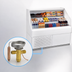 Thumbnail image #4 for Howard-McCray Ovation Series 75-Inch Curved Open-Air Merchandiser, Remote Refrigeration, White