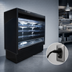 Thumbnail image #4 for Howard-McCray 35E Series 75-Inch Self-Contained Dairy Open Merchandiser with LED Lighting, Black