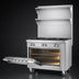 Thumbnail image #4 for Southbend Platinum 48-Inch Heavy Duty Gas Sectional Range with 8 Open Burners, Step-Up Rear Burners, Standard Oven and 12-Inch Cabinet