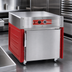 Thumbnail image #4 for Metro C5 4 Series Under Counter Mobile Heated Holding Cabinet with Full Solid Insulated Door, 11 Full-Size Sheet Pan Capacity, 120V