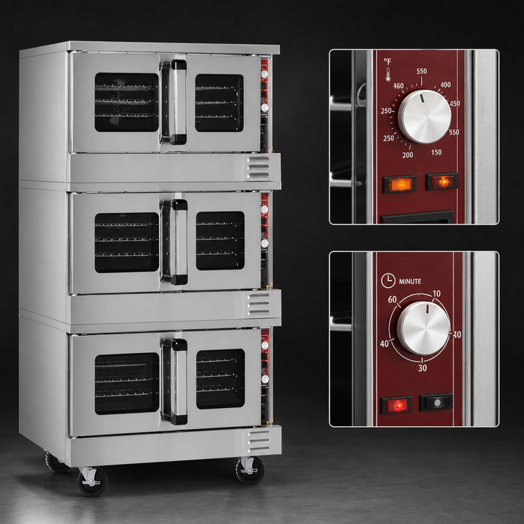 Product image #4 for Southbend TruVection TVGS/32SC Triple-Deck Low-Profile Gas Convection Oven