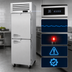Thumbnail image #4 for Turbo Air PRO Series One-Section Reach-In Refrigerator with Half Solid Doors, Top-Mount Self-Contained, 24.76 Cu. Ft., Stainless Steel