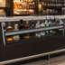 Thumbnail image #4 for Glastender 30-Inch Single Clip-On Stainless Steel Speed Rail with Lift-Off Liquor ID Cover