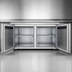 Thumbnail image #4 for Hoshizaki Steelheart UR60B-LP 60-Inch Low Profile Two-Door Undercounter Refrigerator, 15.1 Cu. Ft.