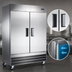 Thumbnail image #4 for 54-Inch Two-Door Reach-In Refrigerator, Self-Contained, Stainless Steel