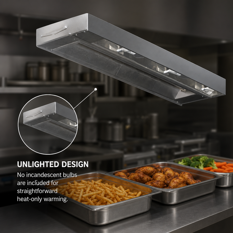 Product image #4 for Eagle RedHots 18-Inch Single Unlighted Rod-Type Strip Heat Lamp with Remote, 208V