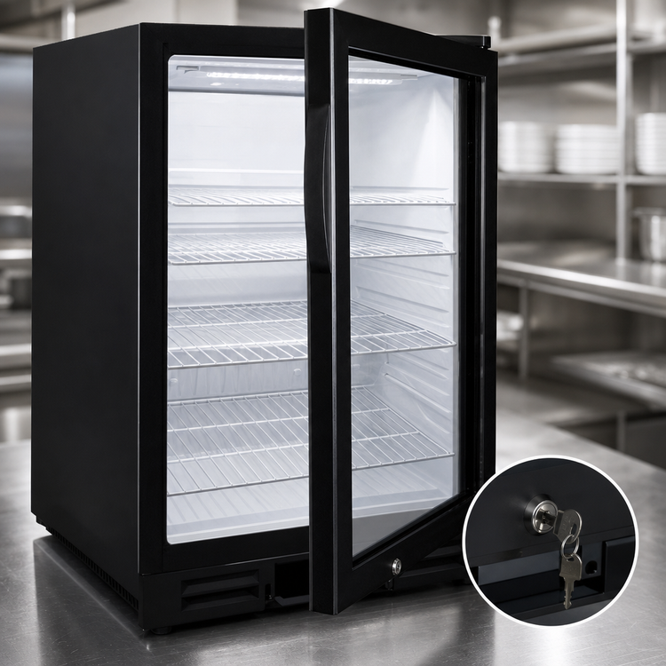 Product image #4 for Atosa Countertop Refrigerator Merchandiser with Hinged Glass Door, 4.6 Cu. Ft.