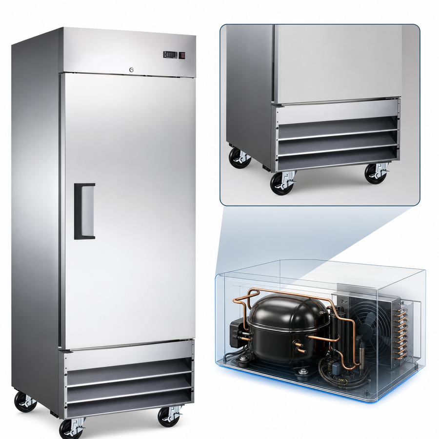 Bottom-Mounted Compressor