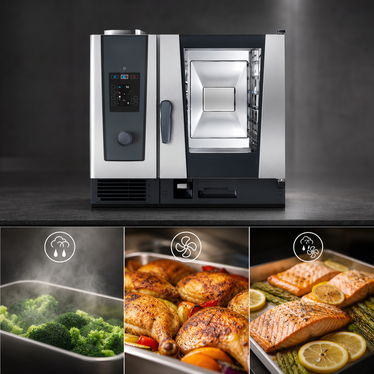 Product image #4 for RATIONAL iCombi Classic 6-Half Size Countertop Electric Combi Oven, 480V 3-Phase