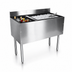 Thumbnail image #4 for Glastender CHOICE 36-Inch Underbar Combo Ice Bin/Cocktail Unit with Left 6-Bottle Storage