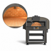 Thumbnail image #4 for Facade Enclosed Gas-Fired Round Brick Deck Pizza Oven with Programmable Touch-Screen Controls and Stand