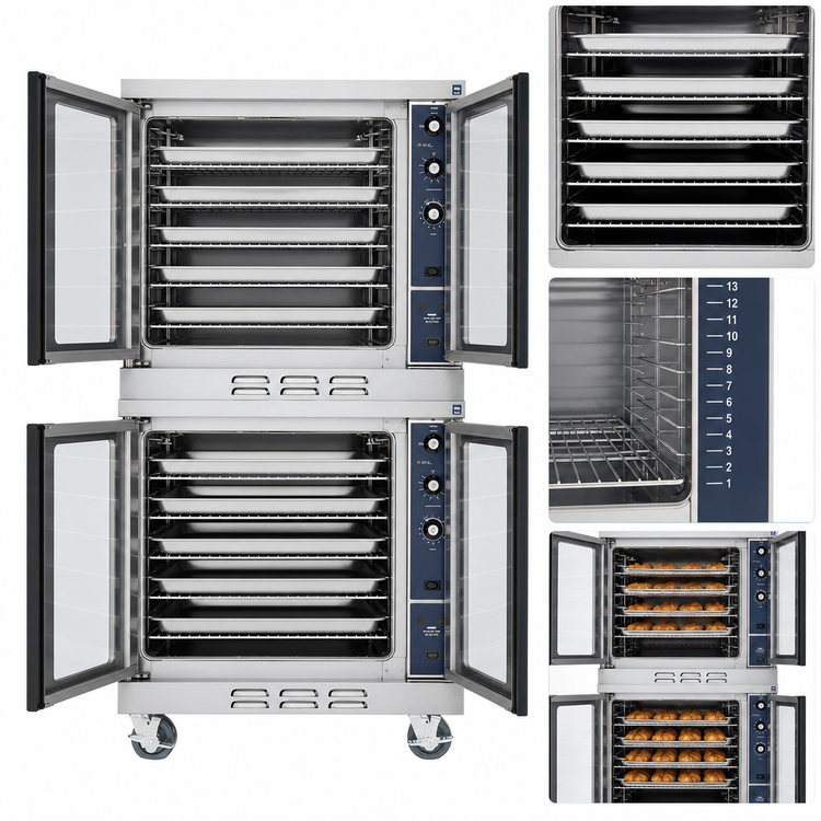 Product image #4 for Duke 613Q-E2XX Double-Deck Electric Full-Size Convection Oven