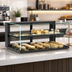 Thumbnail image #4 for Structural Concepts Reveal® Countertop Full-Service Non-Refrigerated Pastry Display Case with Rear Sliding Doors