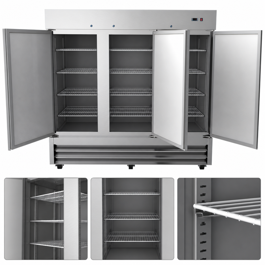 Nine Wire Shelves
