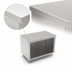 Thumbnail image #4 for John Boos 60 Inch x 36 Inch Open Front Cabinet Base Work Table with 16 Gauge Stainless Steel Top