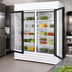 Thumbnail image #4 for Fogel Two-Section Glass Door Reach-In Refrigerator, 65 Cu. Ft., 115V