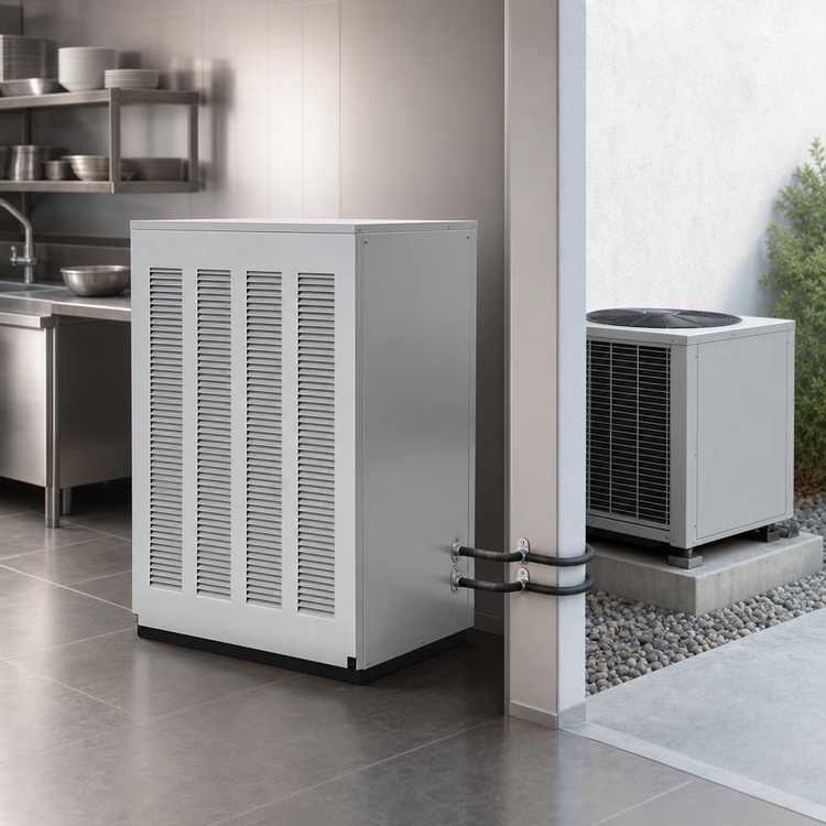 Product image #5 for Ice-O-Matic MFI1256R Remote Air-Cooled Flake Ice Maker, Approx. 1,054 lb/Day