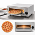 Thumbnail image #5 for Omcan Countertop Stainless Steel Electric Pizza Deck Oven for 12-Inch Pizzas