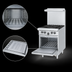Thumbnail image #4 for Garland U Series 24-Inch Gas Restaurant Range with 24-Inch Griddle and Space Saver Oven