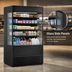 Thumbnail image #4 for True 48-Inch Vertical Air Curtain Refrigerated Merchandiser with Glass Sides and 4 Adjustable Shelves