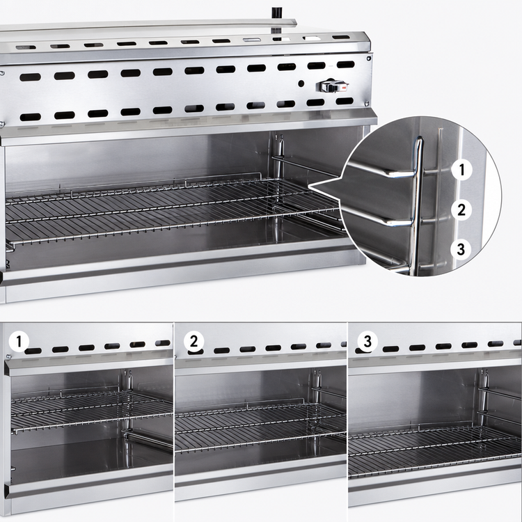 Product image #4 for Vulcan VICM60 60-Inch Gas Infrared Cheesemelter Broiler