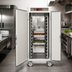Thumbnail image #4 for Metro C5 6 Series Mobile Full-Height Pass-Thru Heated Holding Cabinet, Combination Doors, 35-Pan Capacity, 120V
