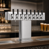 Thumbnail image #4 for Perlick Wide Base 8-Faucet Tee Draft Beer Tower, Extra High, Polished Chrome, Glycol-Cooled