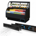 Thumbnail image #4 for Turbo Air Open Display Merchandiser Combination Case with Refrigerated Top Shelf, 62-5/8 Inch, 2-Shelf, Black