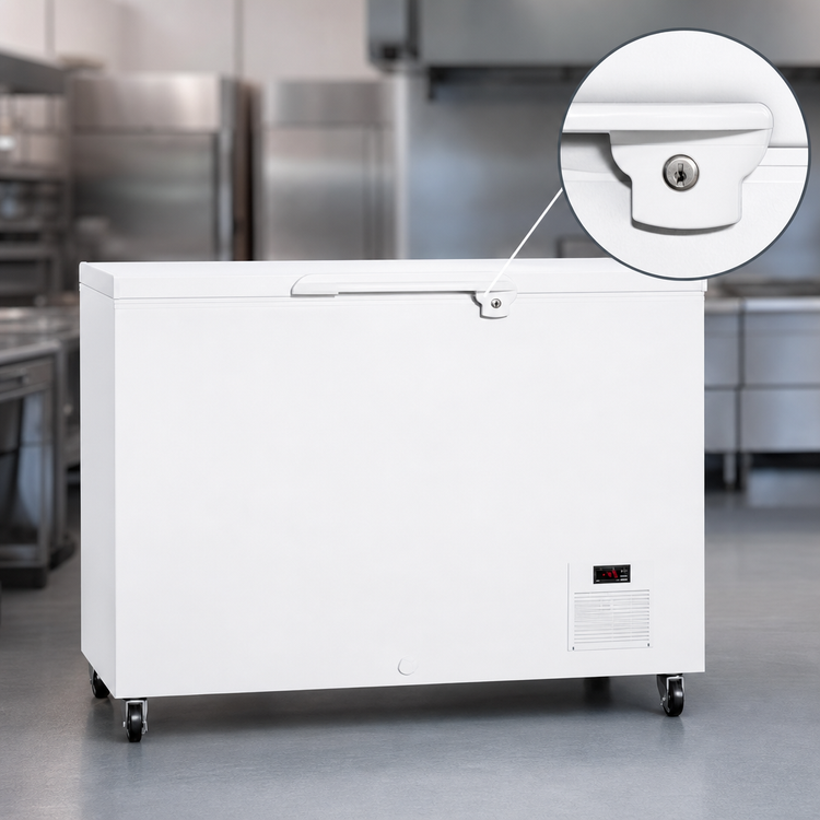 Product image #4 for Accucold 8.1 Cu. Ft. Commercial Chest Freezer with Solid Lift-Up Door and Digital Thermostat