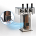 Thumbnail image #4 for Perlick 3-Faucet Standard Height Air-Cooled Stainless Steel Tee Beer Tower