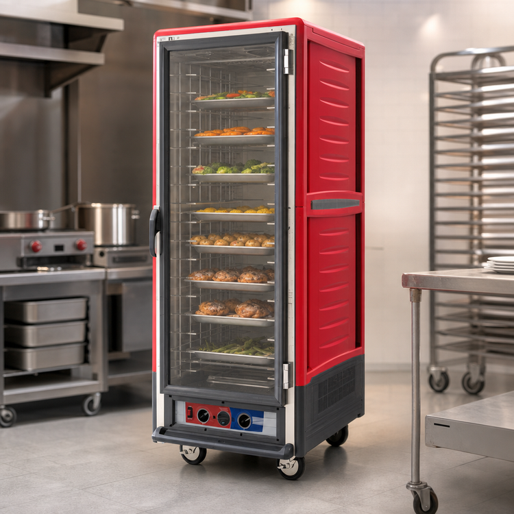 Product image #4 for Metro C5 3 Series Full-Height Low-Watt Heated Holding Cabinet with Clear Polycarbonate Door and Lip Load Slides