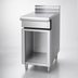 Thumbnail image #4 for Titan 6-Inch Stainless Steel Open Spreader Cabinet Base