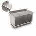 Thumbnail image #4 for John Boos Open Front Stainless Steel Cabinet Base Work Table with 5-Inch Backsplash, 84 x 30 Inches